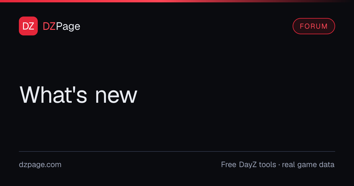What's new in the forum · DZPage