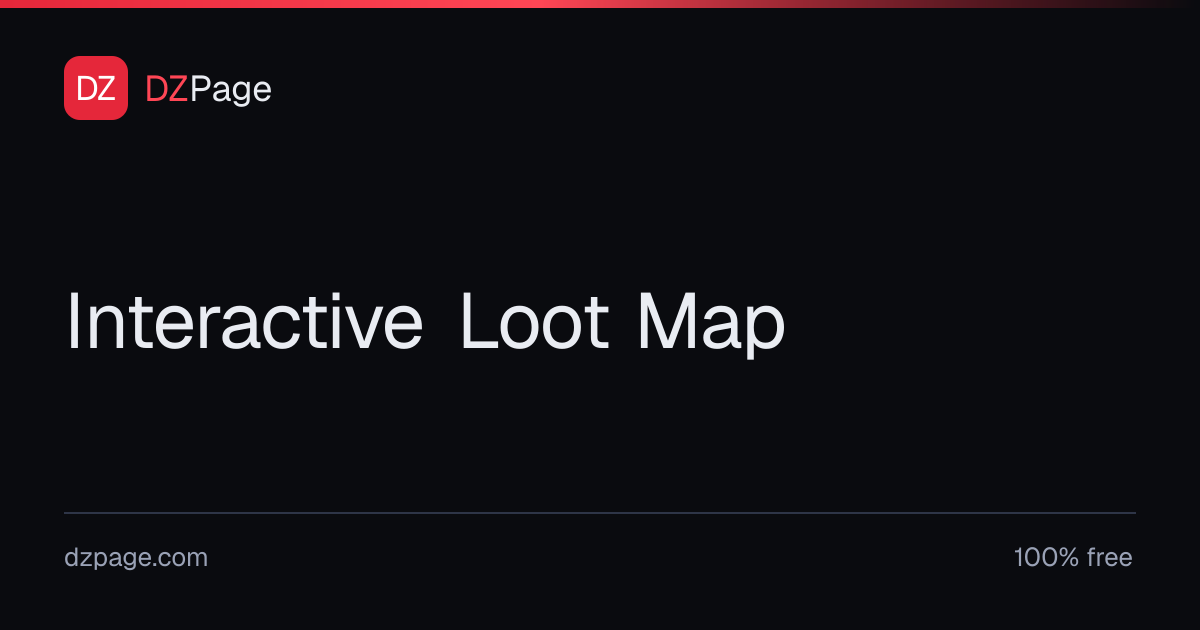 DayZ Loot Map: Chernarus to Nasdara · DZPage