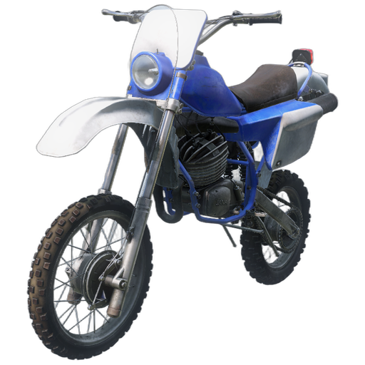 Bitrak 682 in Blue, with all parts attached